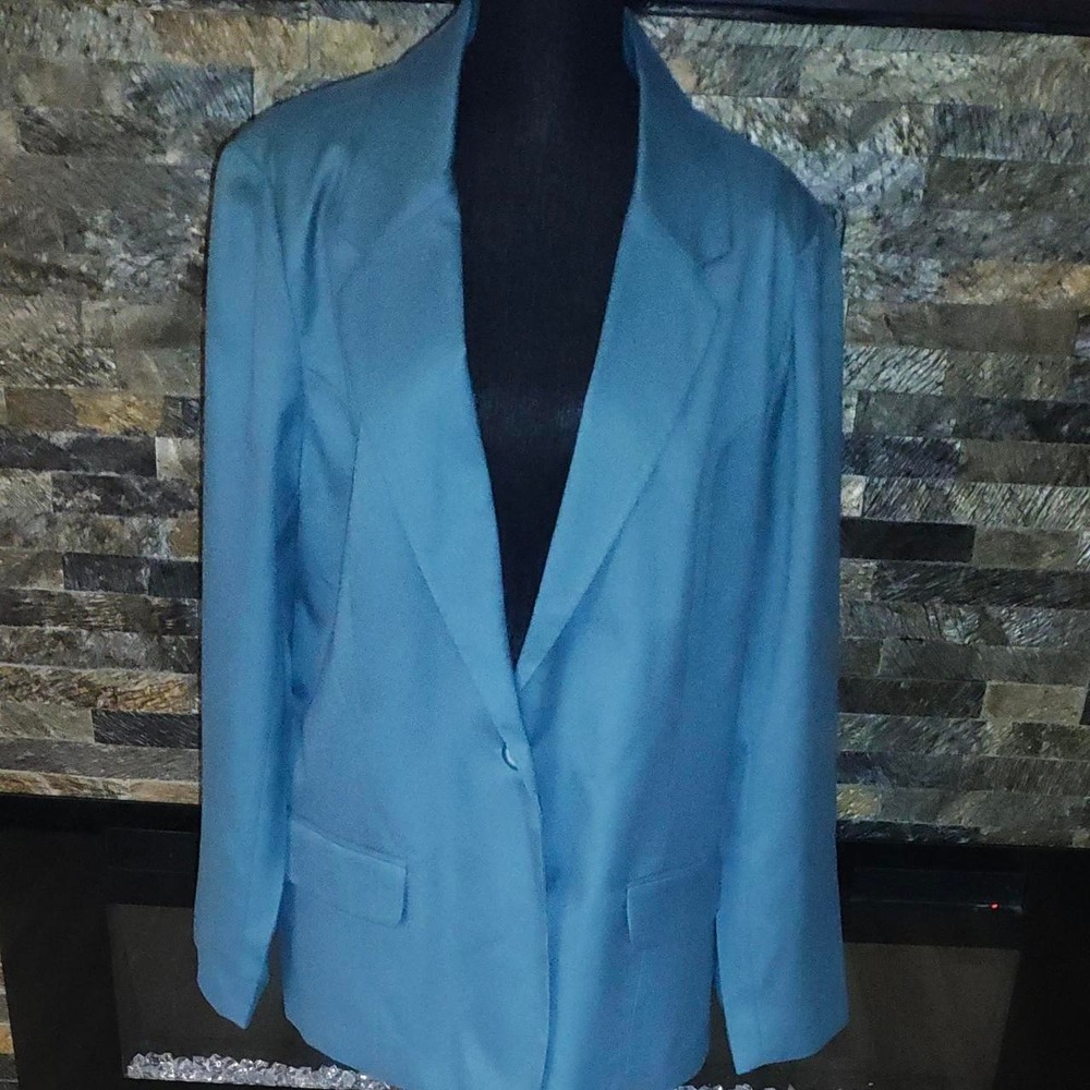 Slate Blue Blazer Career Size 20MS NEW
